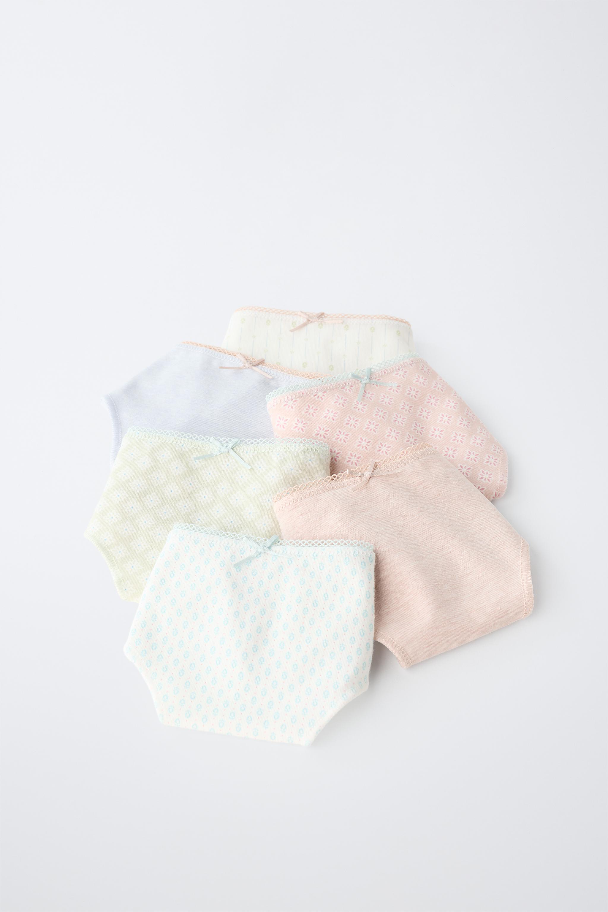 6-14 YEARS/ SIX-PACK OF GEOMETRIC PRINT UNDERWEAR